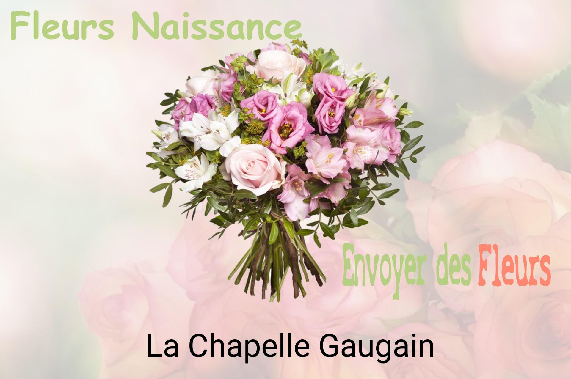 Bouquet de fleurs de naissance livré à La Chapelle-Gaugain